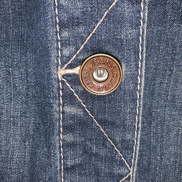~SOLD~ Calvin Klein Jean Jacket - Picture 4 of 4